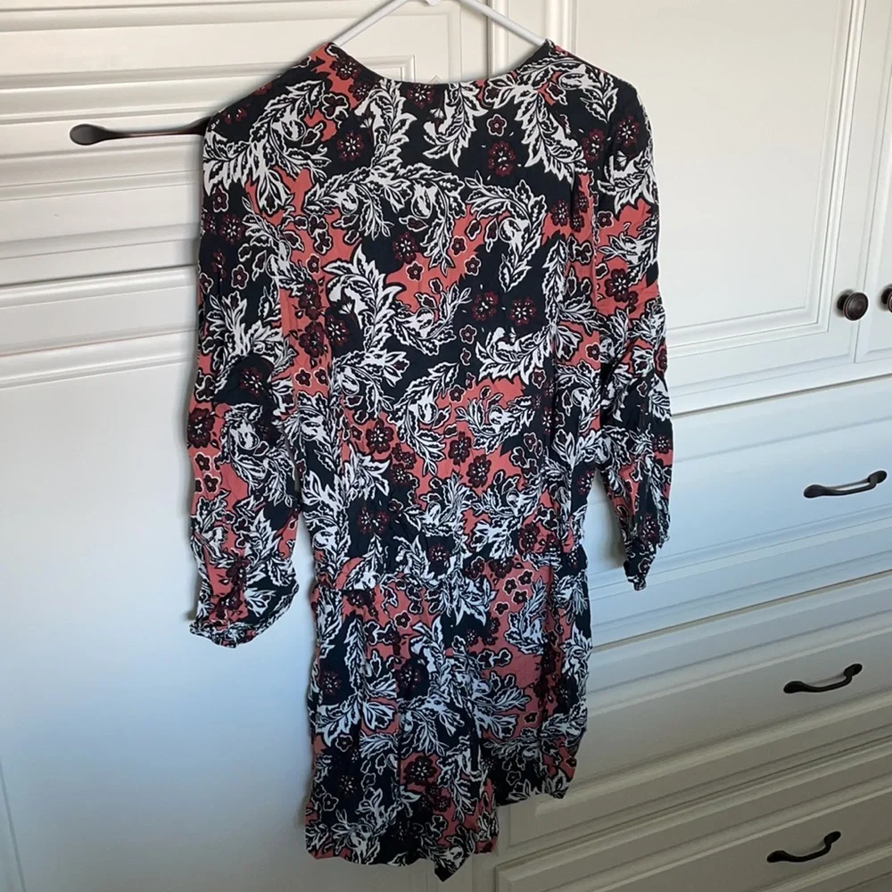 H&M Printed Long-Sleeve Romper